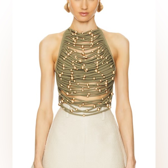 cult gaia Tops - Cult Gaia Jonna Top in Tea